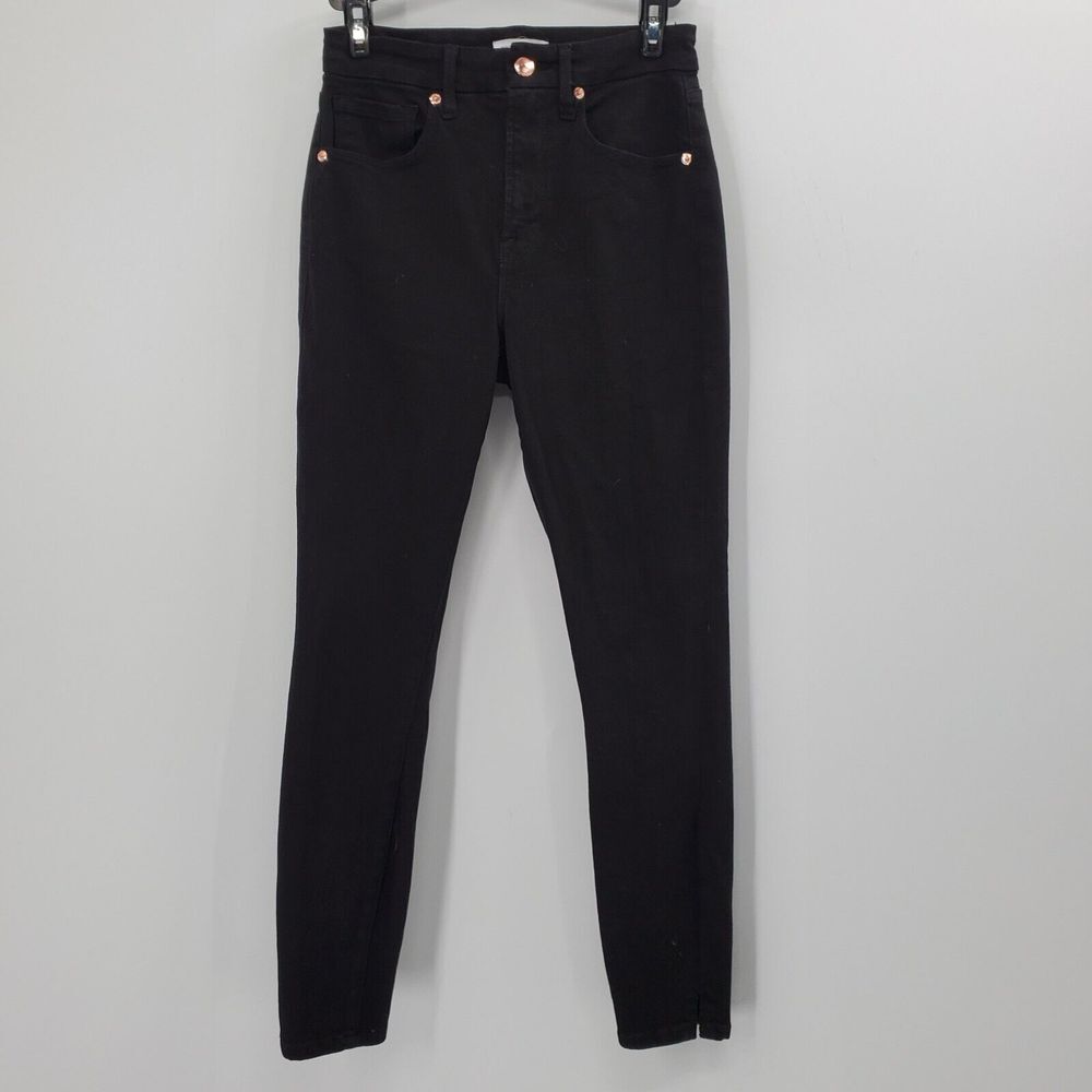 Good American Good Legs High Waisted Stretch Denim Skinny Jeans Size 4‎ / 27